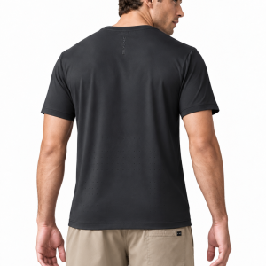High Performance Laser Hole Tee - Black - Image 3